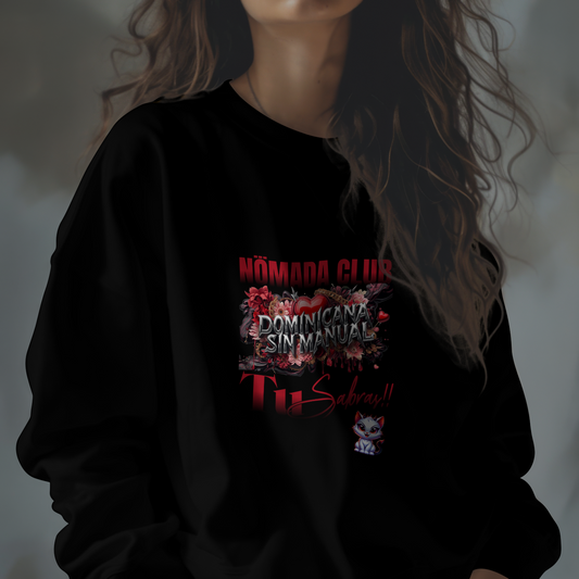 Sudadera Dominicana Sin Manual Streetwear – Nomada Club | Streetwear Dominicana
