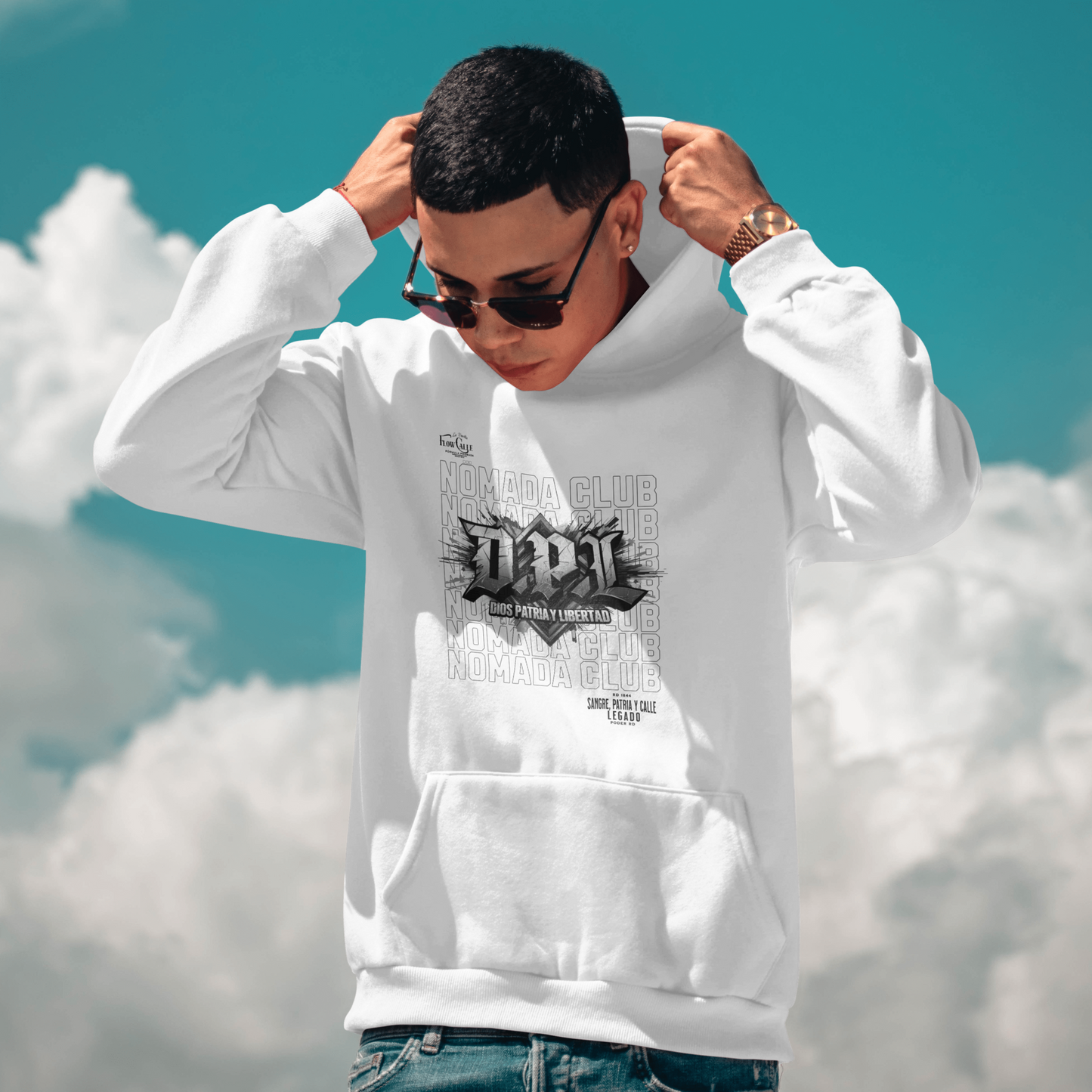 Hoodie D.P.L “Nomada Club” – Hoodie Streetwear Urbana | Nómada Club
