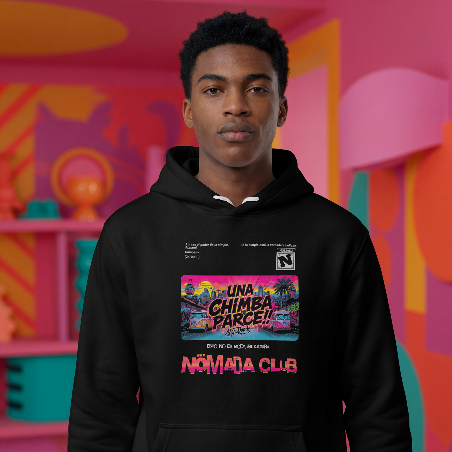 Hoodie Una Chimba Parce – Nomada Club | Hoodie Streetwear Colombiano