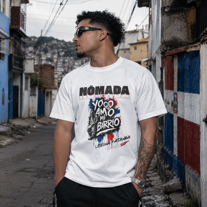 Tshirt Streetwear “Yo Amo Mi Barrio” NÖMADA CLUB | Moda Urbana Latina
