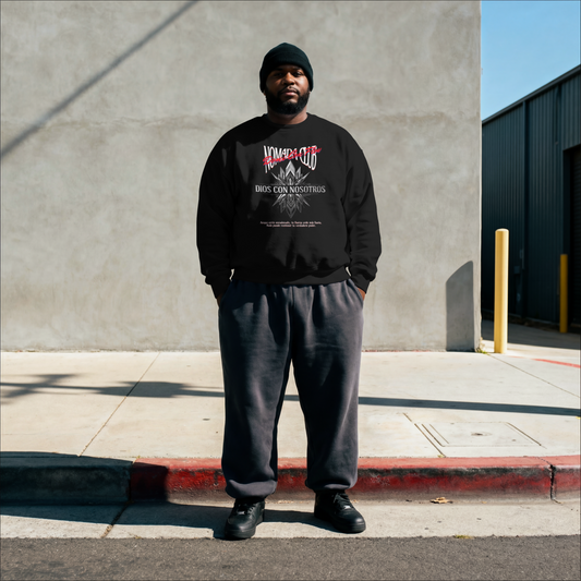 Sudadera Streetwear Dominicano “Dios Con Nosotros” – Sweatshirt Urbano | Nomada Club