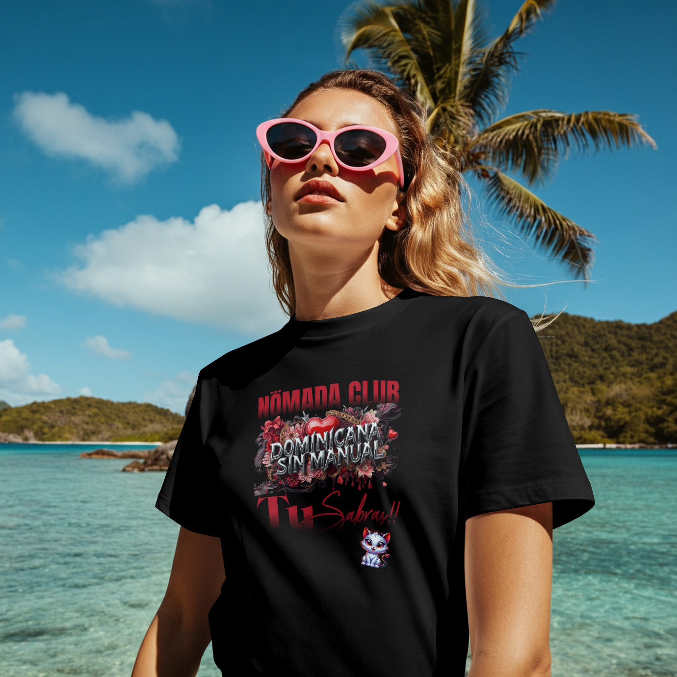 Tshirt Dominicana Sin Manual Streetwear – Nomada Club | Streetwear Dominicana