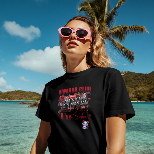 Tshirt Dominicana Sin Manual Streetwear – Nomada Club | Streetwear Dominicana