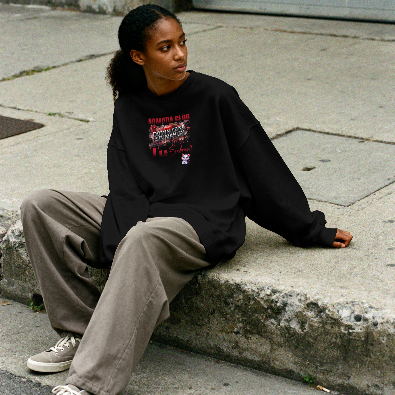 Sudadera Dominicana Sin Manual  Streetwear – Nomada Club | Streetwear Dominicana