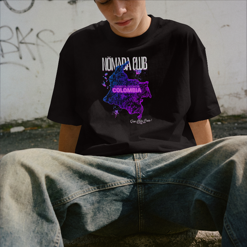 Tshirt Streetwear Colombia “Tierra Querida” – Tshirt Urbano | Nomada Club