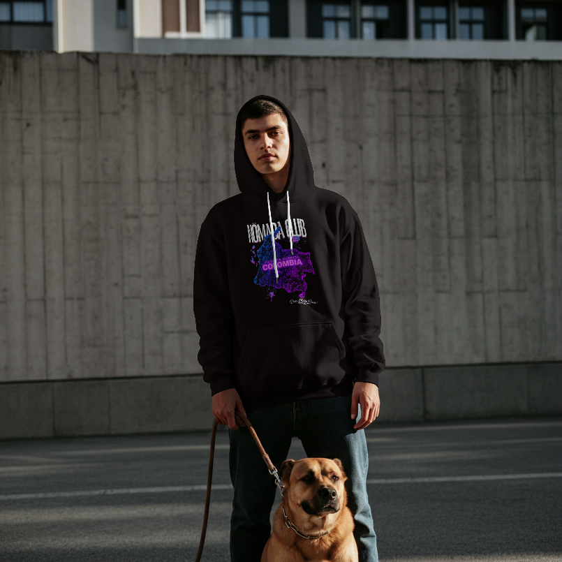 Hoodie Hombre “Tierrita Querida” – Streetwear Colombiano | Nómada Club