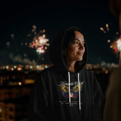 Hoodie Orgullo Colombiano Mujer – Nomada Club | Streetwear Latino