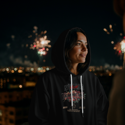 Hoodie DOMINICANA Y YA. SIN PEDIR PERMISO.