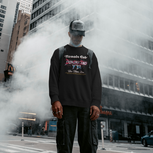 Sweatshirt "Dominicano Y Ya" Streetwear – Flow Latino | Nomada Club