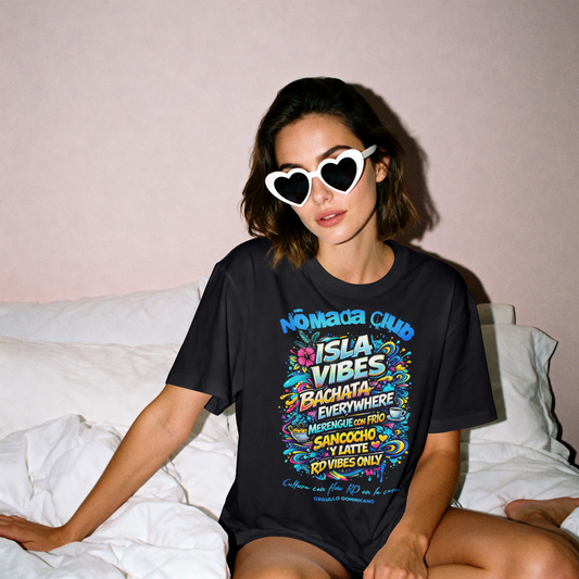 Tshirt Isla Vibes – Nomada Club | Streetwear Dominicana Colorful