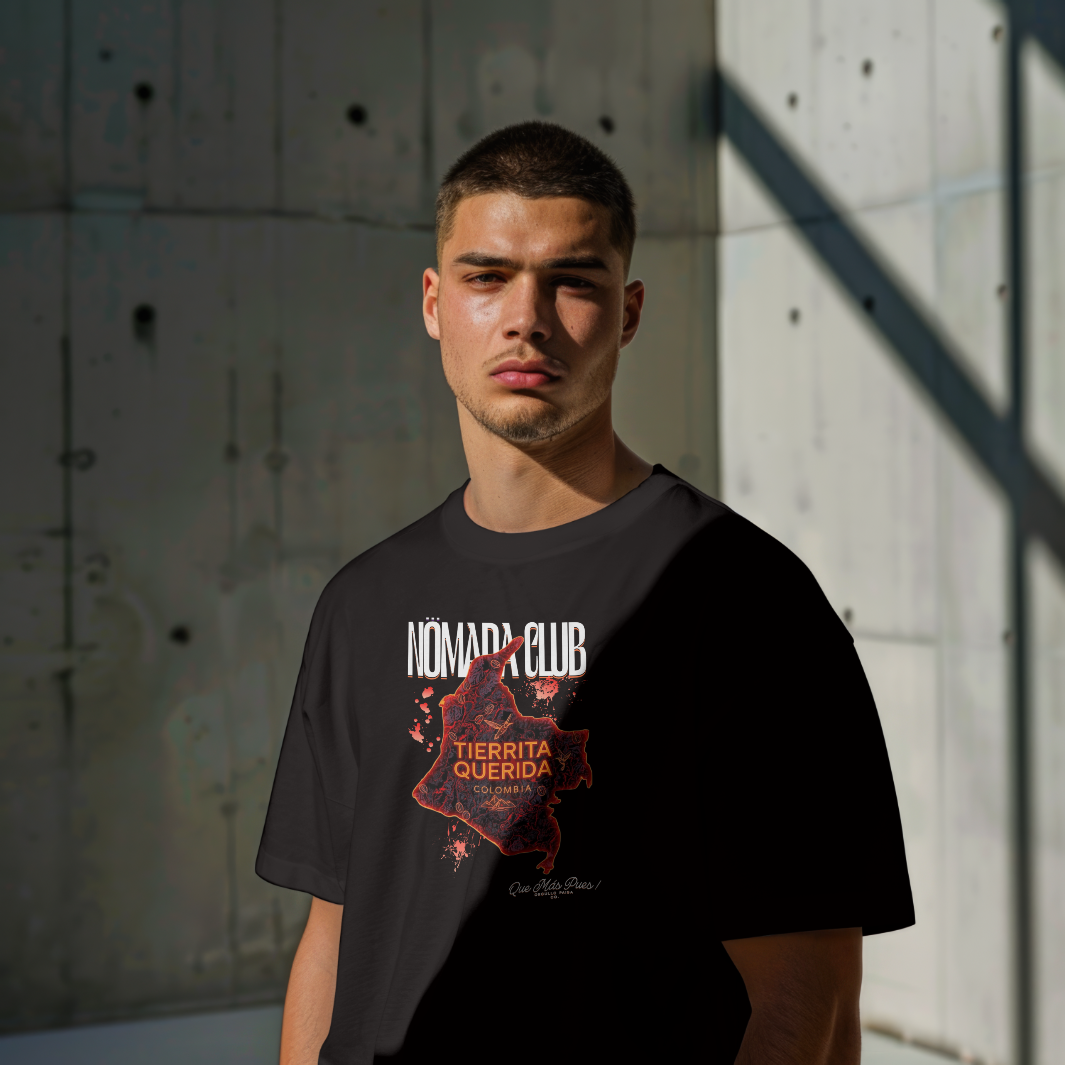 Tshirt Tierraita Querida Colombia – Nomada Club | Streetwear Colombiano