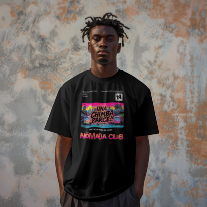 shirt Streetwear Colombia “Una Chimba Parce” – Flow Urbano Latino | Nomada Club