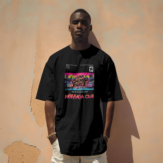 shirt Streetwear Colombia “Una Chimba Parce” – Flow Urbano Latino | Nomada Club